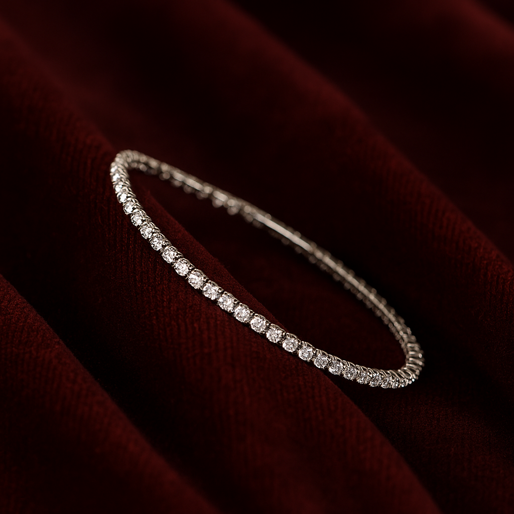 Eterna Silver Tennis Bracelet
