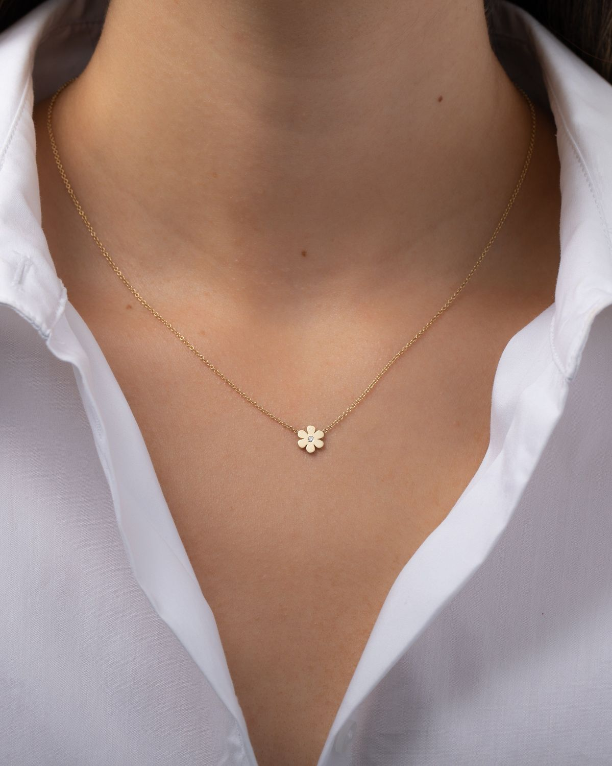 Bloom Petite – 925 Silver Floral Necklace